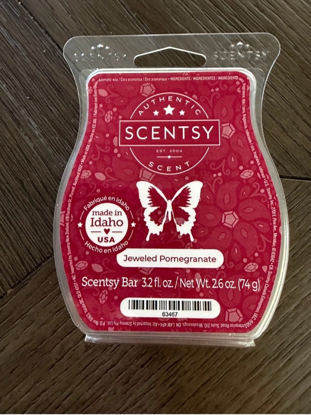 Scentsy Jeweled Pomegranate Wax Bar